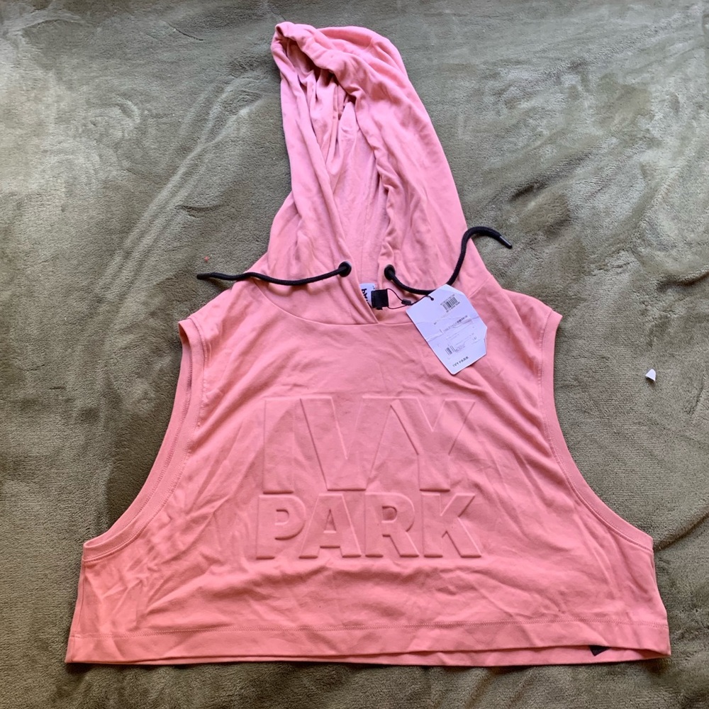 Sleeveless crop Ivy Park hoodie